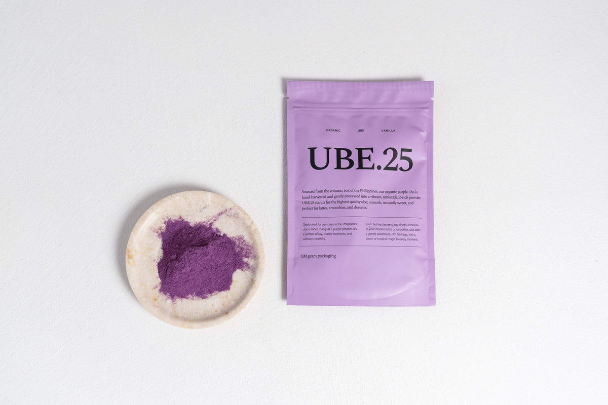 Zakje UBE.25 ube poeder met los paars poeder