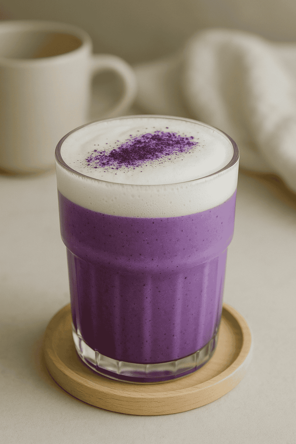 Warmer Ube Latte