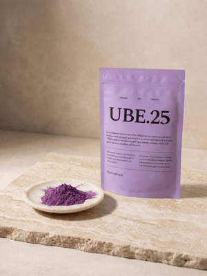 Ube poeder met UBE.25 verpakking